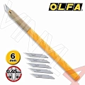 Нож с перовым лезвием Olfa AK1/5B